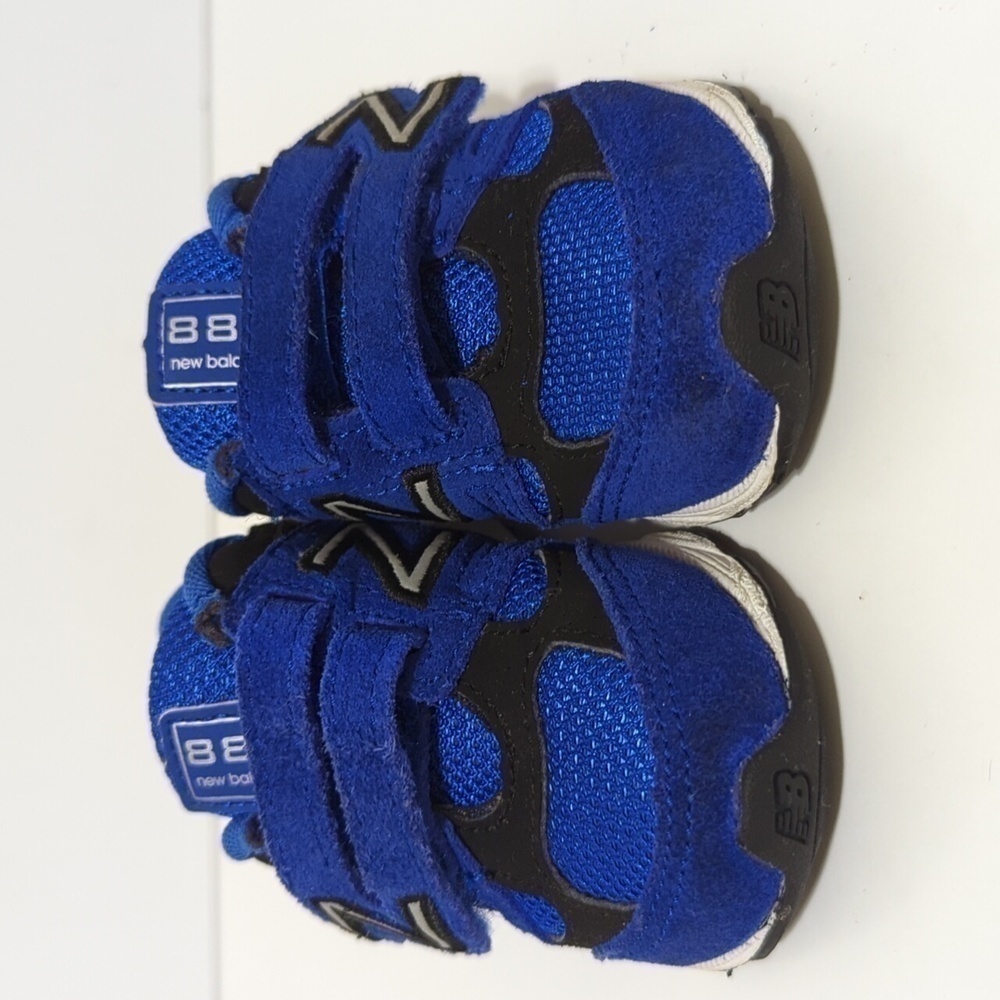 New Balance 888 blue suede sneakers toddler size 4 EU 20 - Picture 3 of 9